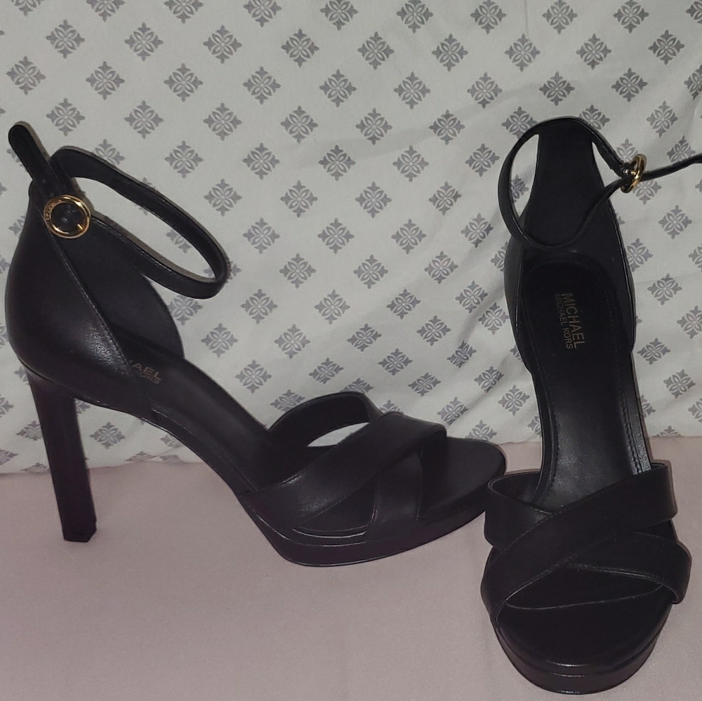 Black MK heels